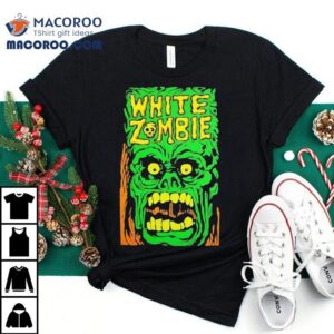 White Zombie Monster Yell Shirt