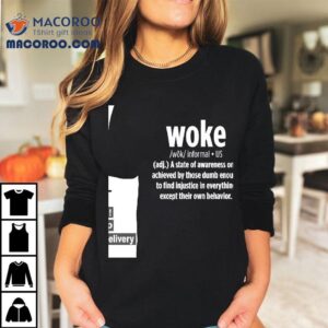 Woke Adj Meaning Definition Shirt