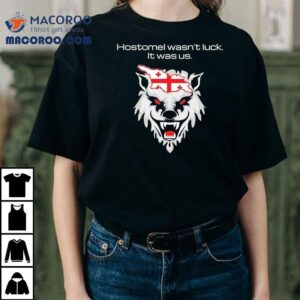 Wolf Hostomel Wasn’t Luck It Was Us Shirt