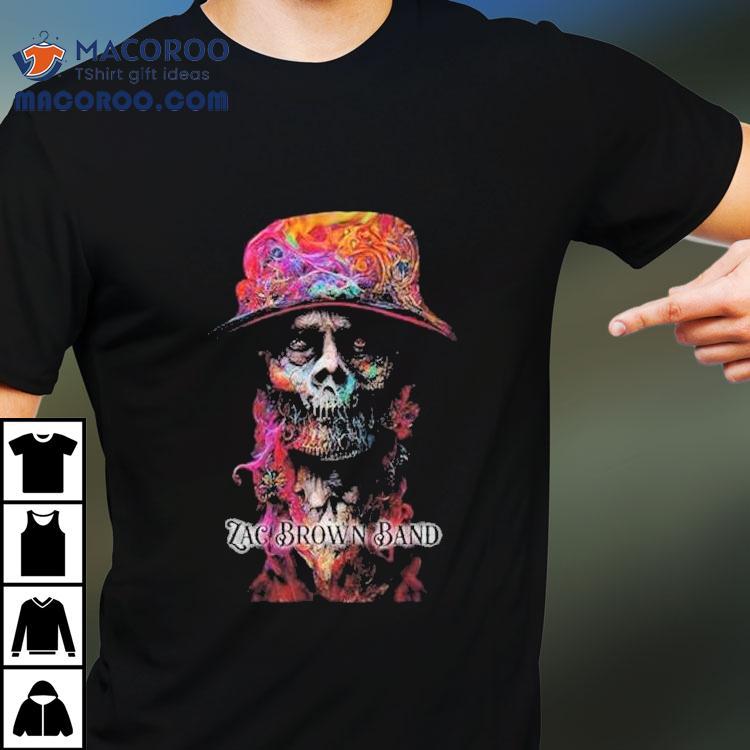 Zac Brown Band Dapper Skull Shirt Zac Brown Band Dapper Skull Shirt