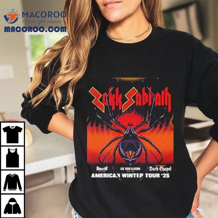 Zakk Sabbath American Winter Tour 2025 Dates Shirt Zakk Sabbath American Winter Tour 2025 Dates Shirt