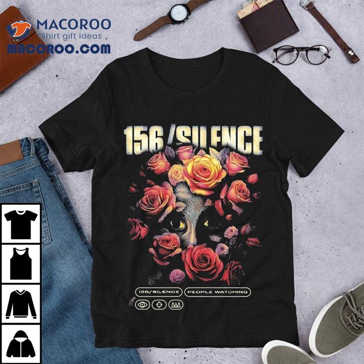 156 Silence People Watching Flower Eyes Shirt 156 Silence People Watching Flower Eyes Shirt
