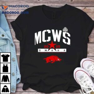 Mcws Arkansas Razorbacks College World Series Baseball Tshirt