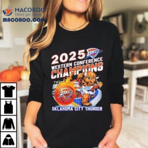 Western Conference Champions Oklahoma City Thunder Masco Tshirt