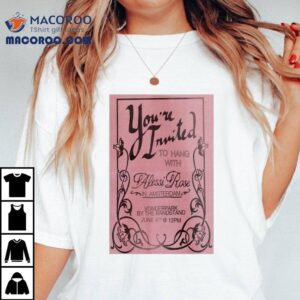 Alessi Rose Ziggo Dome Amsterdam Tshirt