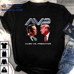 Alien Vs Predator Trump Vs Elon Tshirt