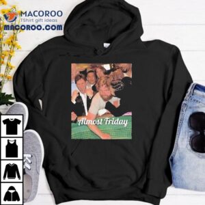 Almost Friday Hangover Cheek Kiss Tshirt