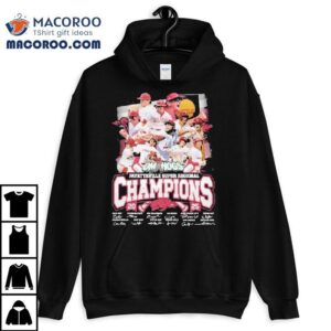 Arkansas Razorbacks Fayetteville Super Regional Champions 2025 Signatures Shirt 2 Arkansas Razorbacks Fayetteville Super Regional Champions Signatures Tshirt