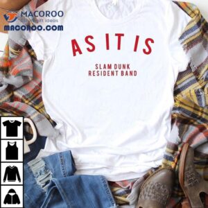 As It Is Slamdunk Resident Band Tshirt