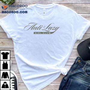 Asha Christina Foster Anti Lazy Girl Club Logo Tshirt