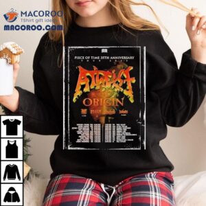 Atheist Piece Of Time Th Anniversary Tour Dates List Start In Warsaw Poland On September Tshirt