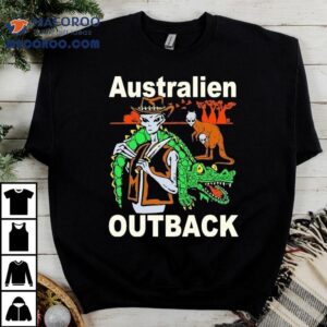 Australien Outback Gator Knife Tshirt