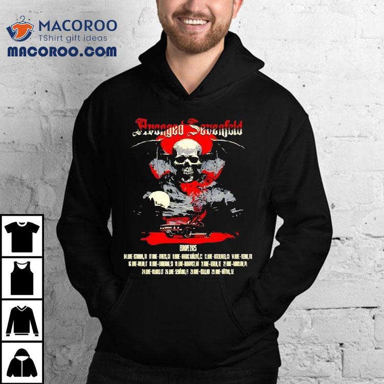 Avenged Sevenfold June 11 2025 Hradec Krlov Cz Rock For People Shirt Avenged Sevenfold June 11 2025 Hradec Krlov Cz Rock For People Shirt