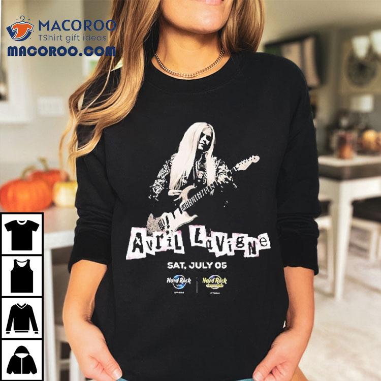 Avril Lavigne At Hard Rock Casino Ottawa On July 5 2025 For Grand Opening Shirt Avril Lavigne At Hard Rock Casino Ottawa On July 5 2025 For Grand Opening Shirt