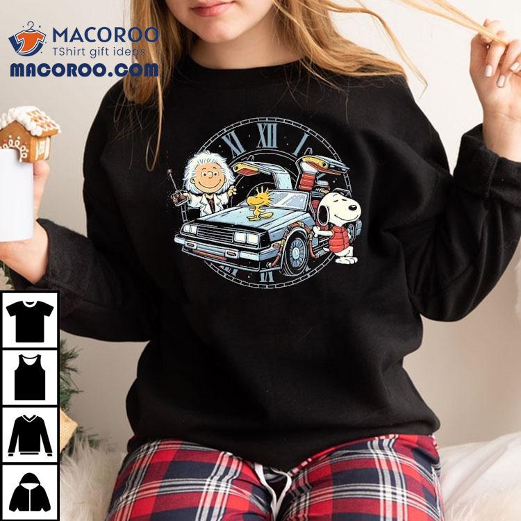 Back To The Future Style Of Peanuts Shirt Back To The Future Style Of Peanuts Shirt