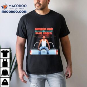 Bailey Zimmerman Different Night Same Rodeo Album Tshirt