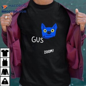 Blue Dog Cartoon Gus Zoom Tshirt