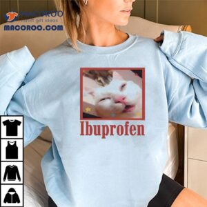 Cat Sleeping Ibuprofen Shirt 2 Cat Sleeping Ibuprofen Tshirt