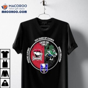 Charlotte Checkers Vs Abbotsford Canucks Calder Cup Finals Dueling Souvenir Tshirt