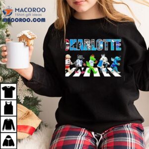 Charlotte Sports Team Mascot Abbey Road Shirt 2 Charlotte Sports Team Mascot Abbey Road Tshirt