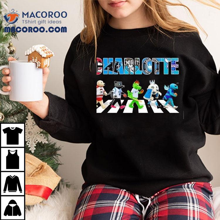 Charlotte Sports Team Mascot Abbey Road Shirt Charlotte Sports Team Mascot Abbey Road Shirt