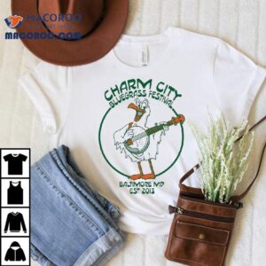 Charm City Bluegrass Festival Baltimore Md Est Tshirt