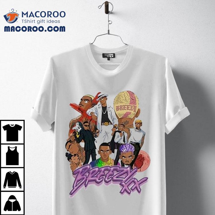 Chris Brown Anime World Tour 2025 Shirt Chris Brown Anime World Tour 2025 Shirt