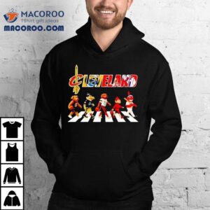Cleveland Sports Mascot Abbey Road Cross Road Shirt 2 Cleveland Sports Mascot Abbey Road Cross Road Tshirt