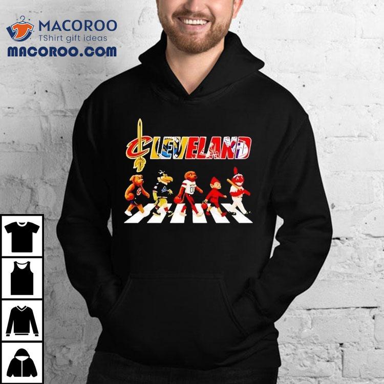 Cleveland Sports Mascot Abbey Road Cross Road Shirt Cleveland Sports Mascot Abbey Road Cross Road Shirt