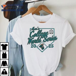 Coastal Carolina Chanticleers Ncaa Baseball Men S College World Series Tshirt