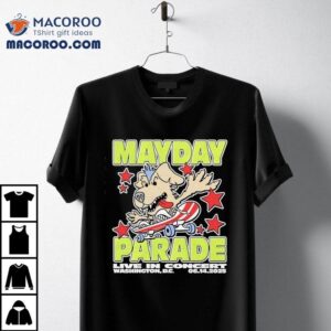 Dog Surfing Mayday Parade Live In Concert Washington Dc Tshirt