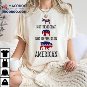 Donkey Not Democrat Elephant Not Republican Buffalo American Tshirt