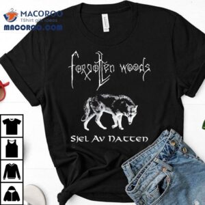 Forgotten Woods Sjel Av Natten Wolf Shirt 2 Forgotten Woods Sjel Av Natten Wolf Tshirt