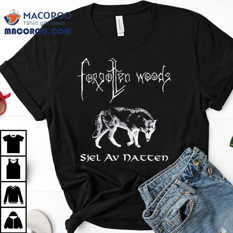 Forgotten Woods Sjel Av Natten Wolf Shirt Forgotten Woods Sjel Av Natten Wolf Shirt