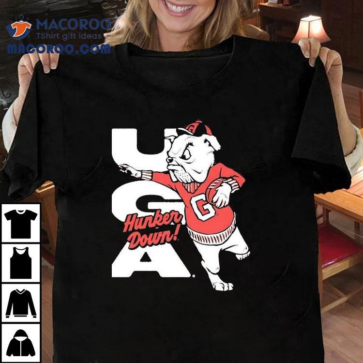 Georgia Bulldogs Football Uga Hunker Down Vintage Shirt Georgia Bulldogs Football Uga Hunker Down Vintage Shirt