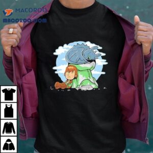 Hiccup And Toothless From How To Train Your Dragon Style Of Peanuts Tshirt