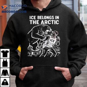Ice Belongs In The Arctic Bear Tshirt