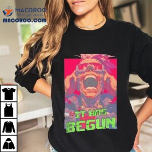 It Has Begun Style Comic Tshirt