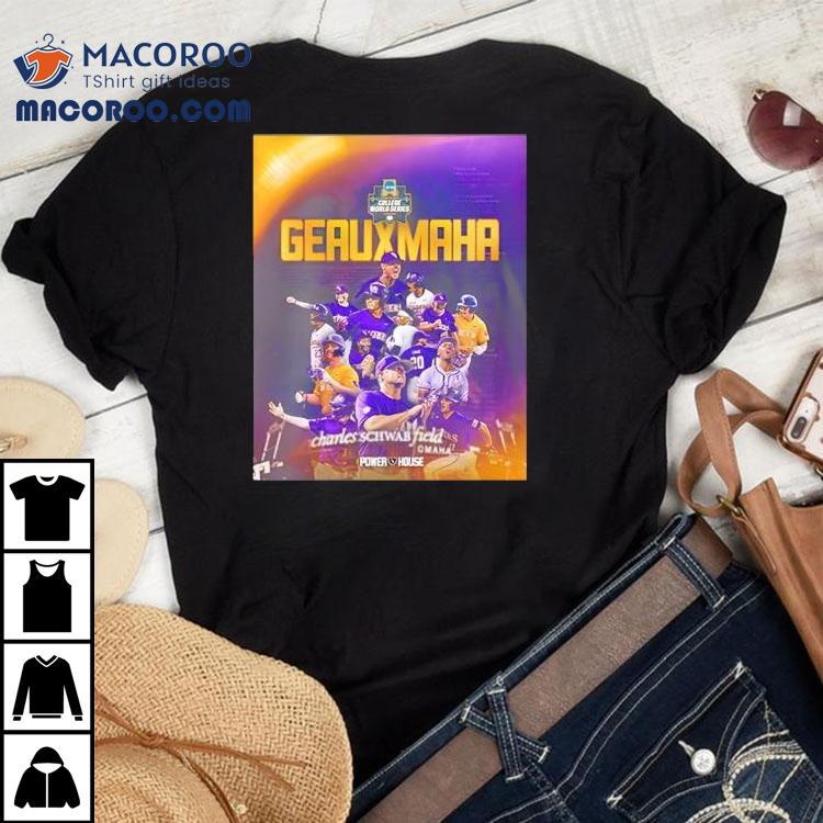 Lsu Tigers Baseball Ncaa 2025 College World Series Omaha Geauxmaha Shirt Lsu Tigers Baseball Ncaa 2025 College World Series Omaha Geauxmaha Shirt