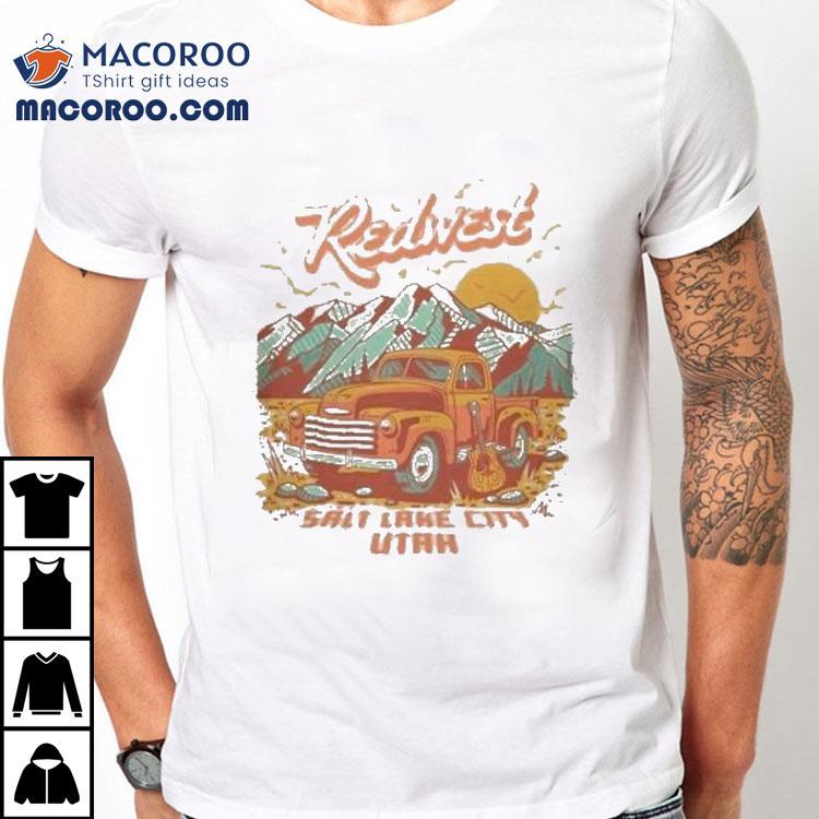 Red West Salt Lake City Utah Scenic Drive Shirt Red West Salt Lake City Utah Scenic Drive Shirt
