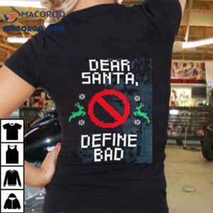 San Pacho Define Bad Ugly Christmas Tshirt