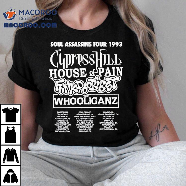 Soul Assassins Tour 1993 Dates Shirt Soul Assassins Tour 1993 Dates Shirt