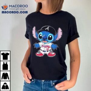 Stitch Disney X Atlanta Braves Mlb Fan Tshirt