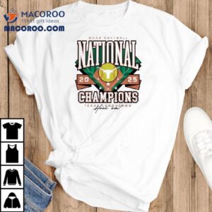 Texas Longhorns Hook Em Ncaa Softball National Champs Logo Tshirt