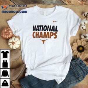 Texas Longhorns Nike Youth Ncaa Softball Women S College World Series Champions Bold Tshirt