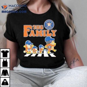 The Family Bluey Houston Astros Abbey Road Tshirt