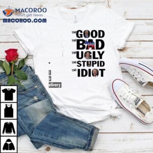 Trump The Good Donkey The Bad Biden The Idio Tshirt
