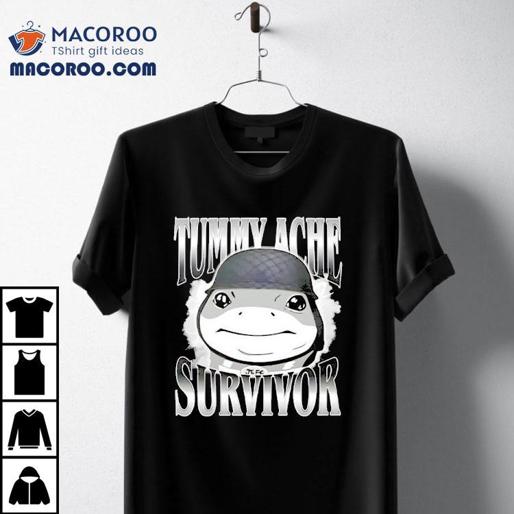 Tummy Ache Survivor Jeff The Land Shark Helmet Meme Shirt Tummy Ache Survivor Jeff The Land Shark Helmet Meme Shirt