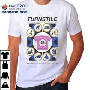 Turnstile Letnia Scena Progresji In Warsaw Poland Jun Tshirt