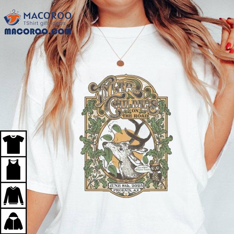 Tyler Childers On The Road At Phoenix Az On June 8 2025 Deer Shirt Tyler Childers On The Road At Phoenix Az On June 8 2025 Deer Shirt
